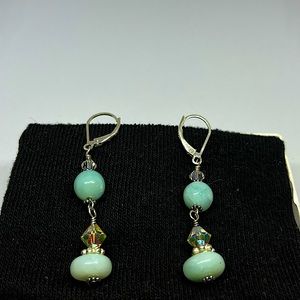 Turquoise jewel earrings
